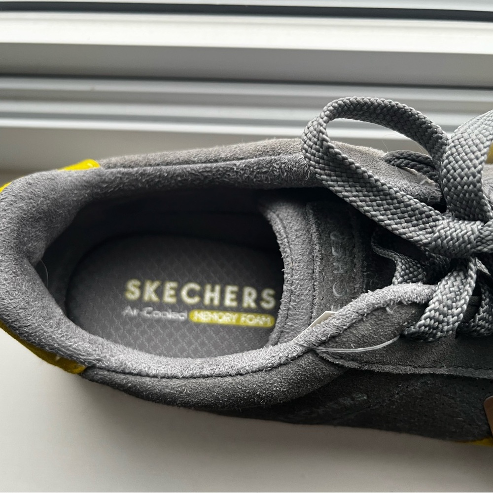 BNIB Skechers Heritage Zinger 2.0 Classix Gray Retro Sneakers USW 7 Unisex style - Picture 4 of 10